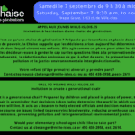 APPEL AUX JEUNES MILLE-ISLOIS.ES Invitation à la création d’une chaise de génération Qu’est-ce qu’une chaise de génération Préparée par les enfants et placée dans les lieux de pouvoir, la Chaise